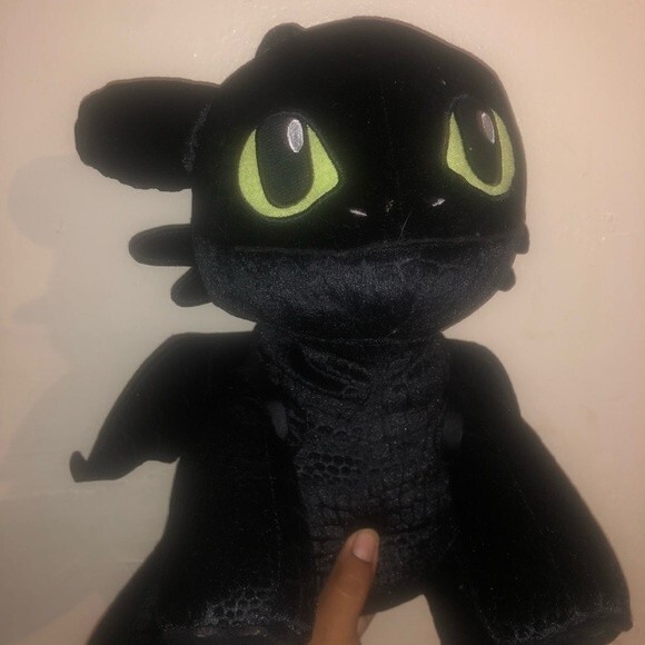 Build A Bear Toothless How To Train Your Dragon Dreamworks 14” Plush Stuffed Toy - Picture 6 of 7